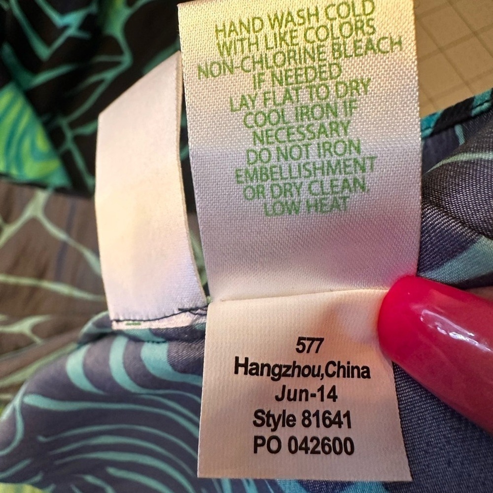 Lilly Pulitzer NWT Size Small Under the Palms Maxi‎ dress , Rare print Deadstock - Picture 13 of 14